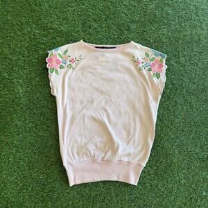 Y2K FLOWER WOMENS SLEEVELESS TOP M